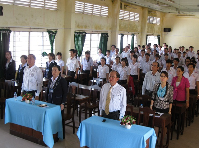 Quang cảnh buổi lễ tốt nghiệp Quang cảnh buổi lễ tốt nghiệp