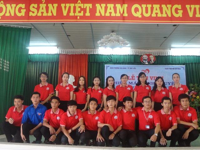 Ban vận động hiến máu tình nguyện ra mắt trước buổi lễ