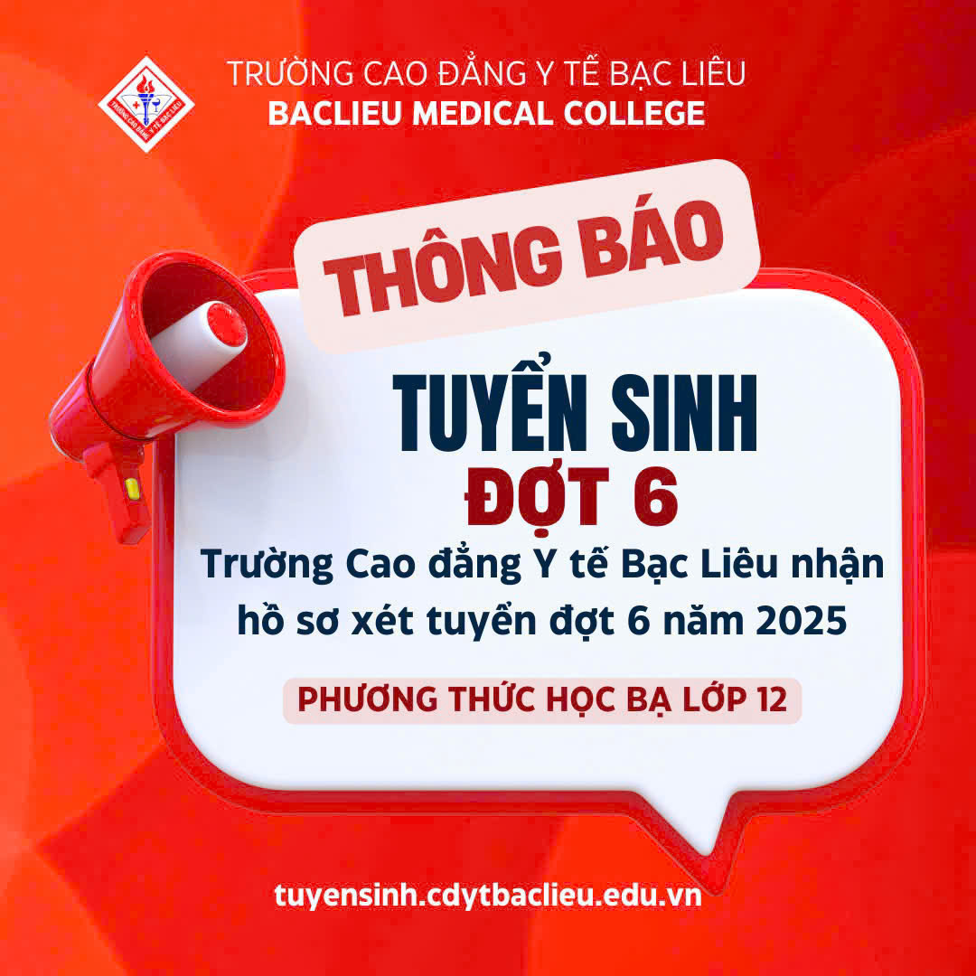 Tuyển sinh hệ chính quy đợt 6 năm 2025