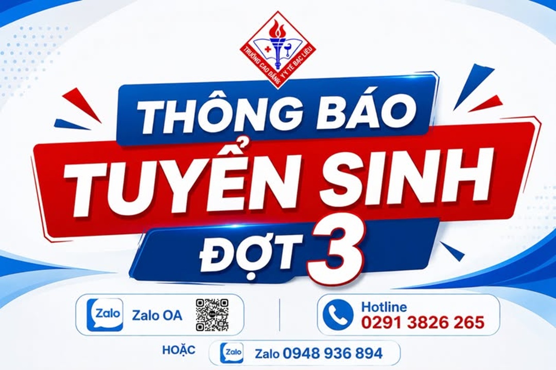 THÔNG BÁO TUYỂN SINH CHÍNH QUY ĐỢT 3 NĂM 2026