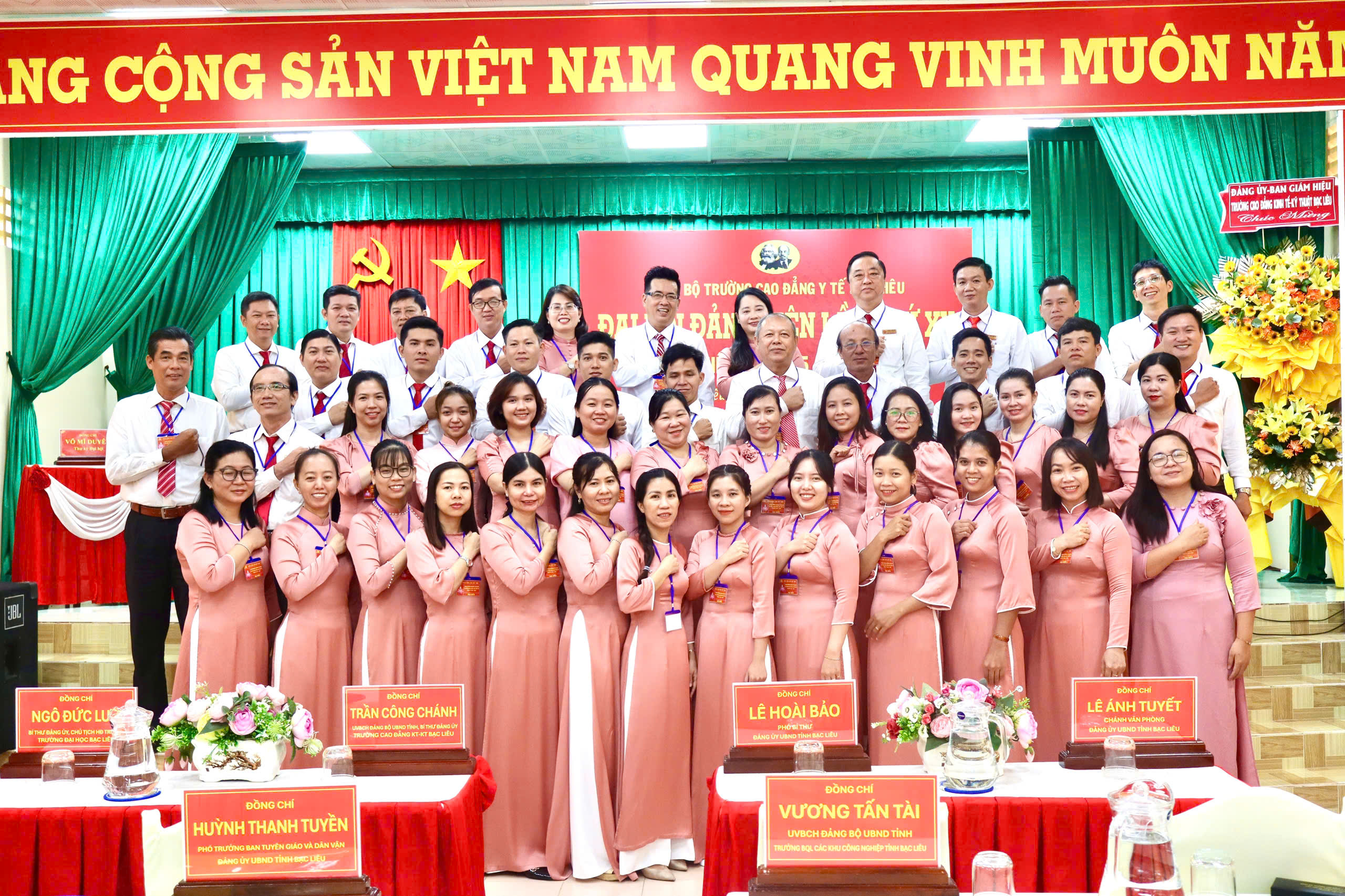 Đại hội Đảng bộ Trường Cao đẳng Y tế Bạc Liêu lần thứ XV, nhiệm kỳ 2025-2030